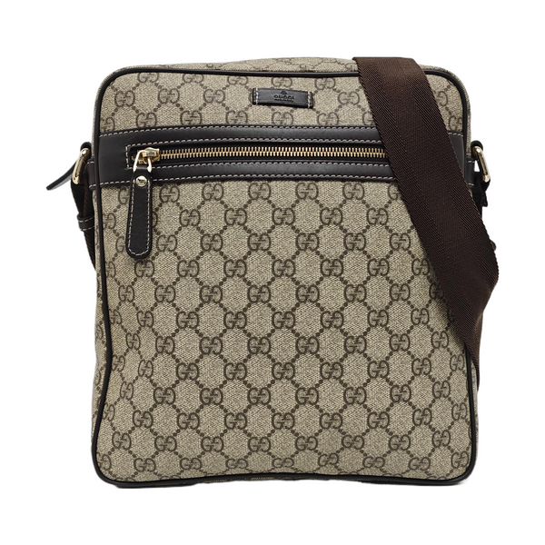 GG Supreme Monogram Coated Canvas Beige