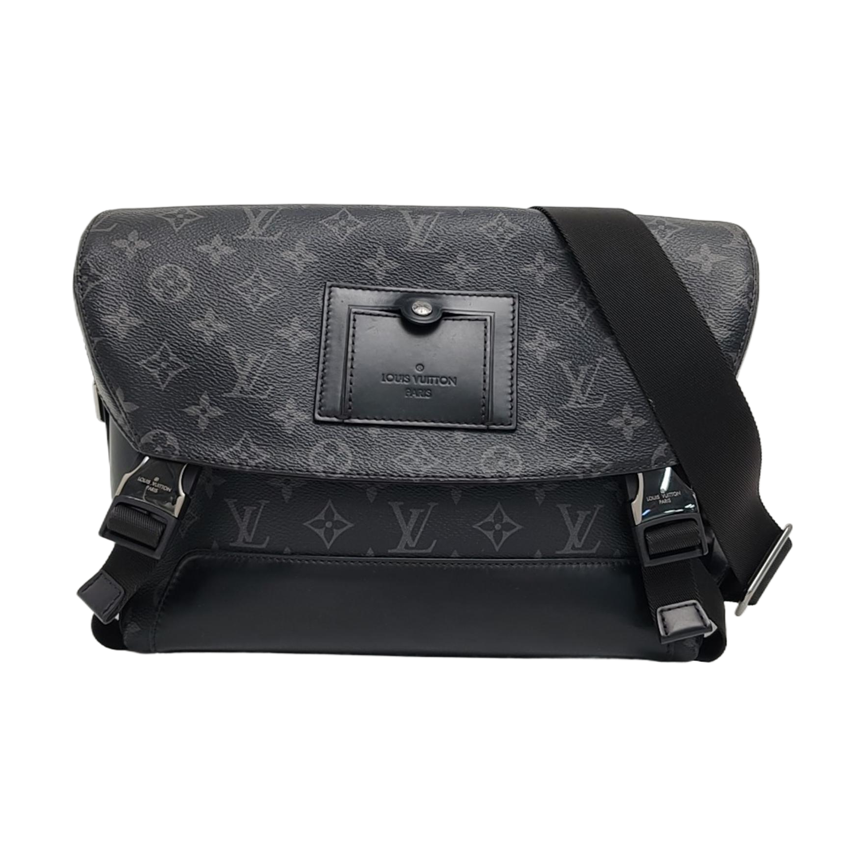VOYAGER PM Monogram Coated Canvas Black