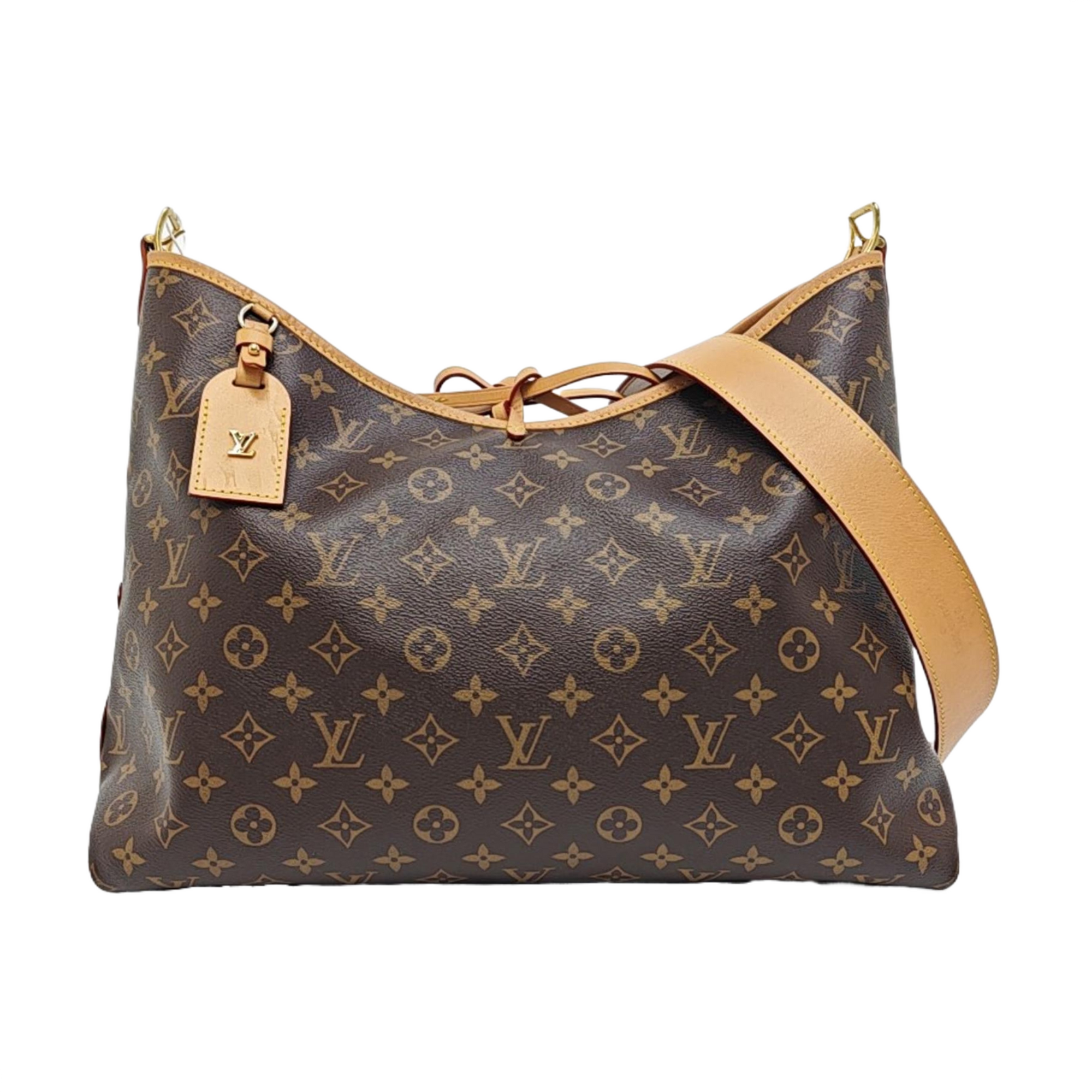 CARRYALL MM Monogram Coated Canvas Brown