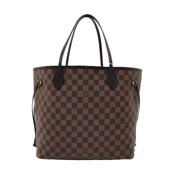 NEVERFULL MM Damier Ebene Coated Canvas Brown
