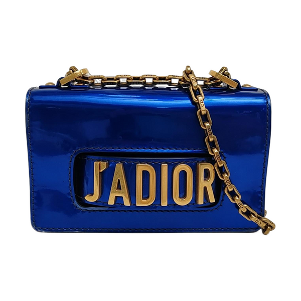 J'adior Patent Leather Blue