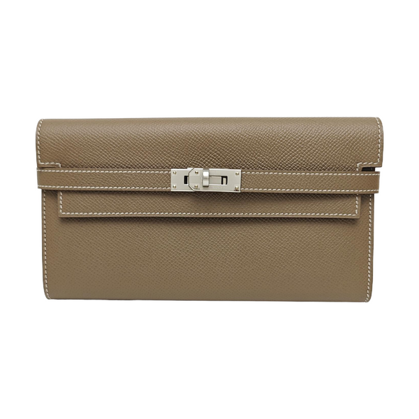 Kelly 20 Epsom Gray Wallet