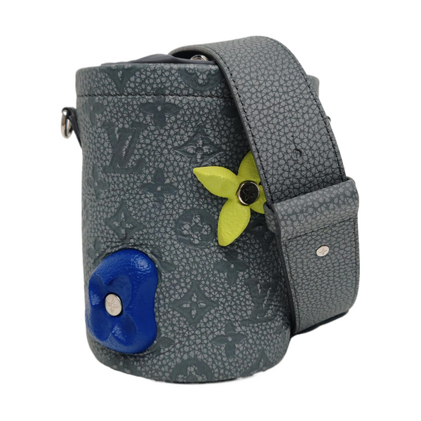 CHALK Monogram Calfskin Blue