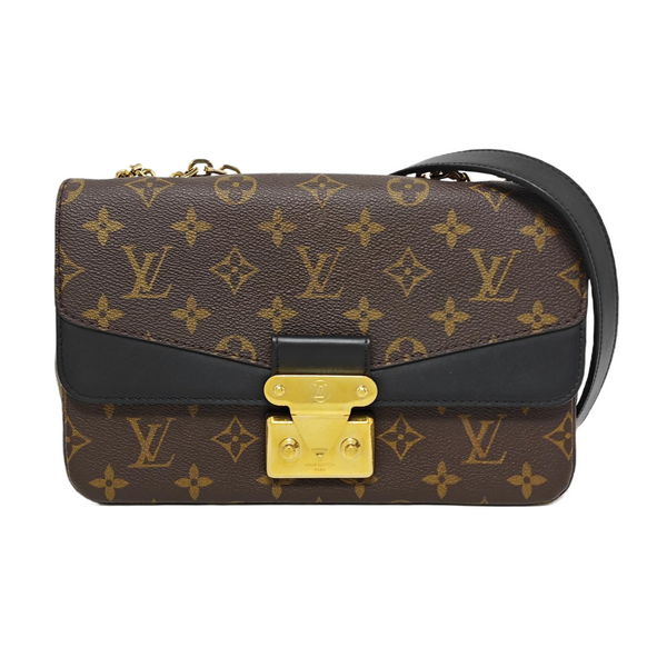 MARCEAU Monogram Coated Canvas Brown