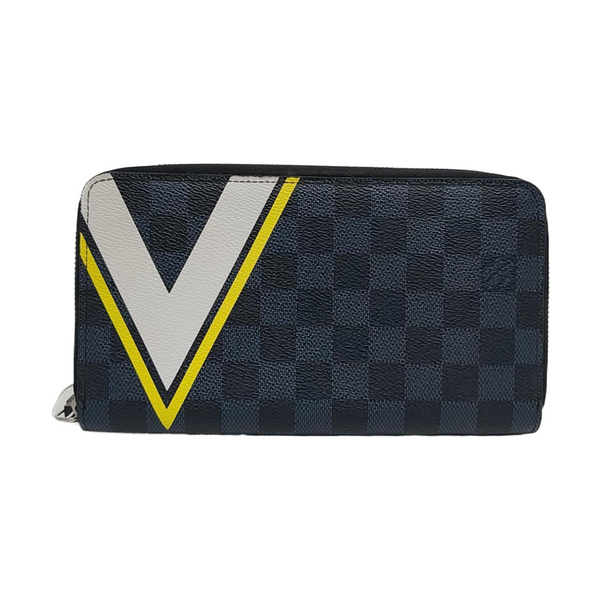 ZIPPY Damier Graphite Coated Canvas Gray