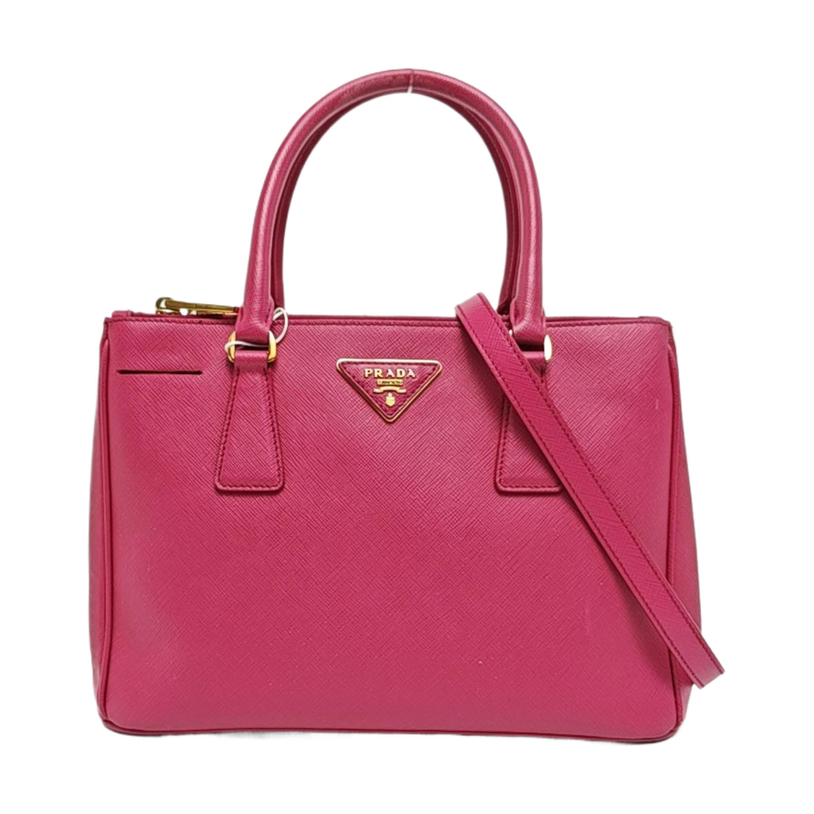 Galleria Medium Saffiano Calfskin Red
