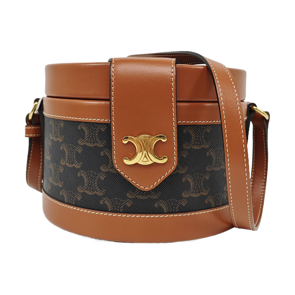 TRIOMPHE Medium Coated Canvas Brown