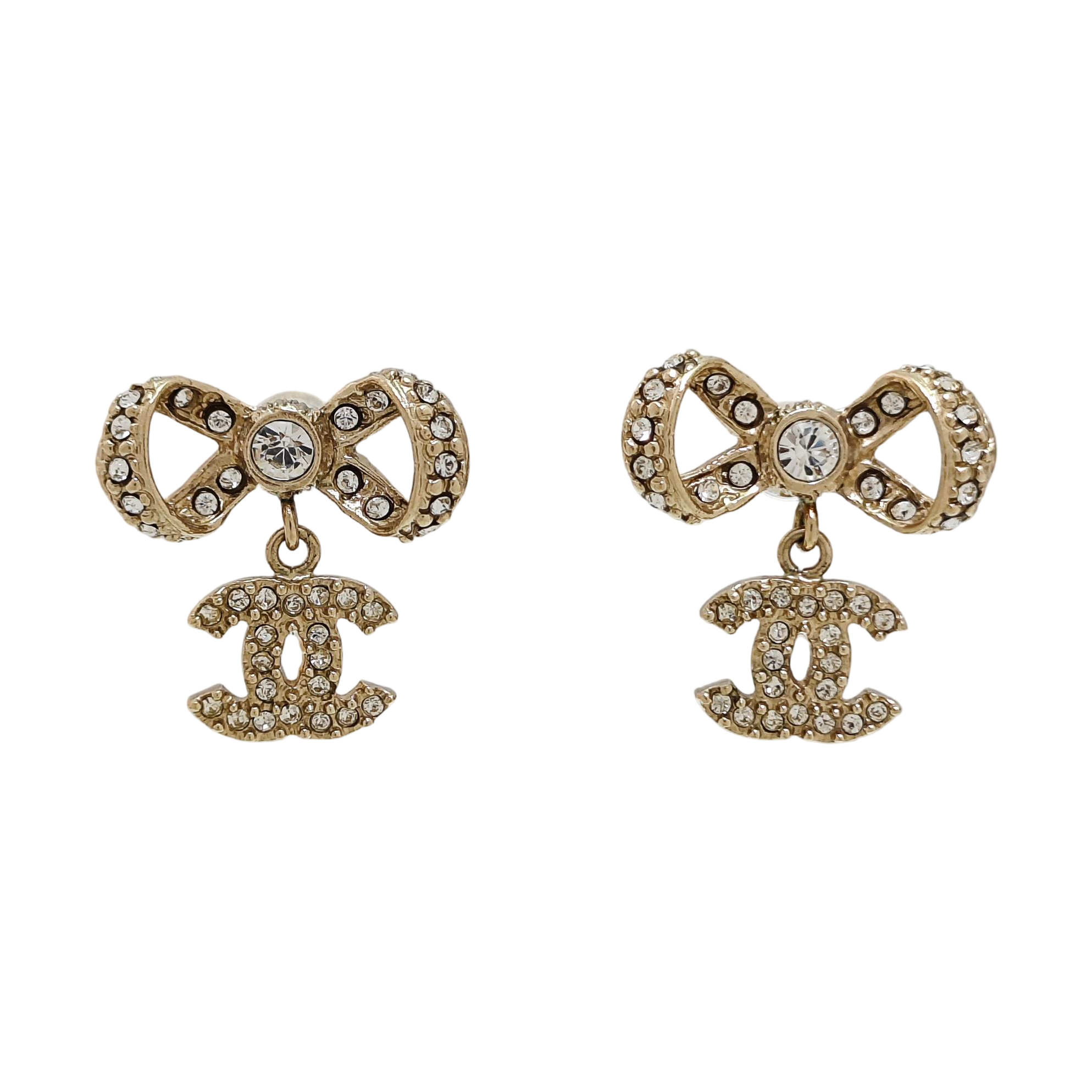 Metal Gold Stud Earrings