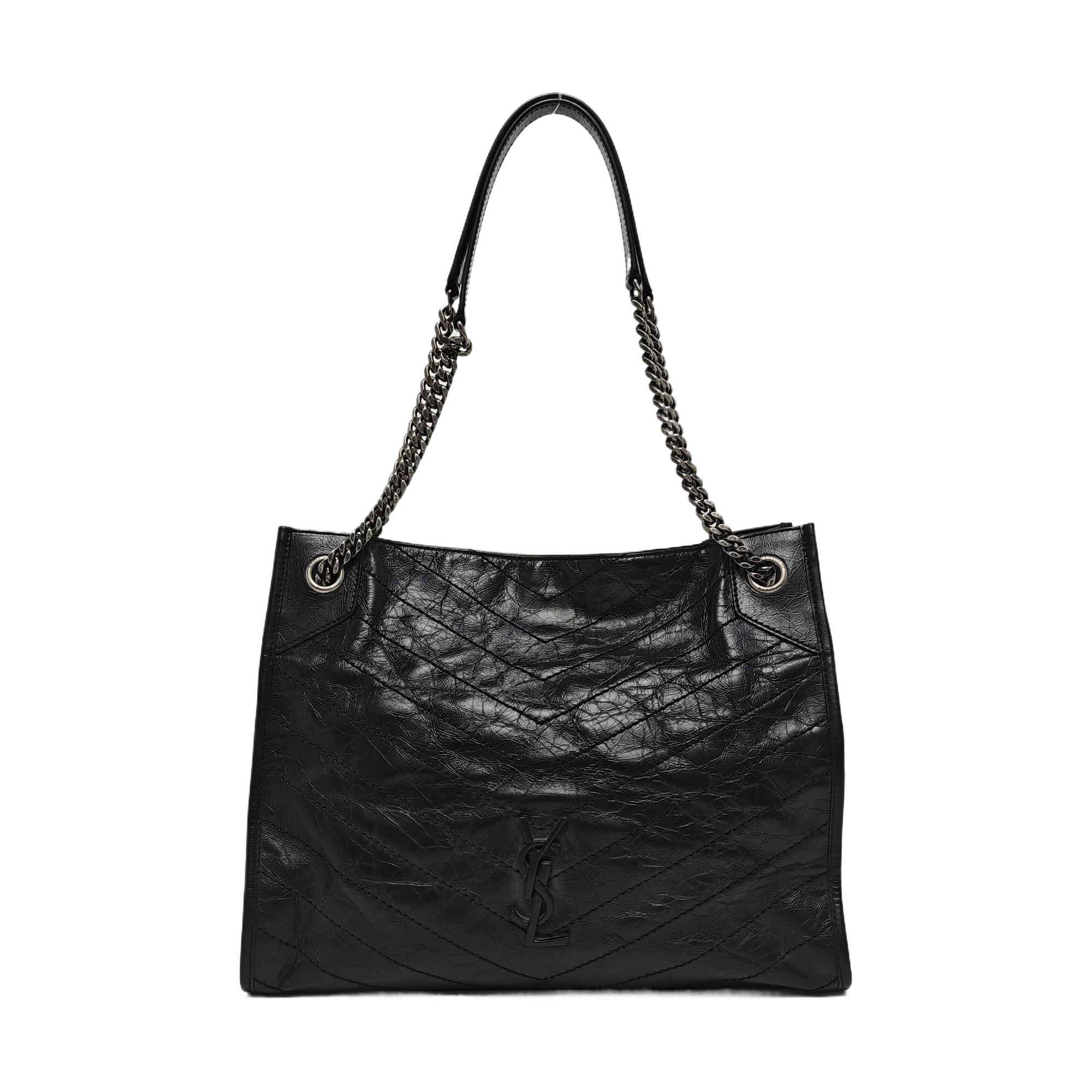 NIKI Medium Quilted Calfskin Black