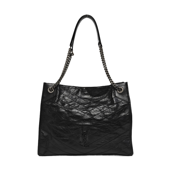 NIKI Medium Quilted Calfskin Black