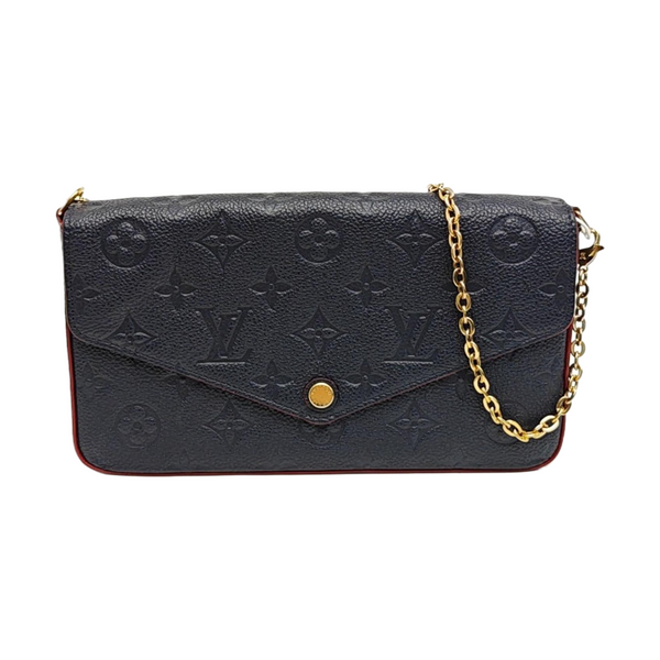 FÉLICIE Monogram Calfskin Blue
