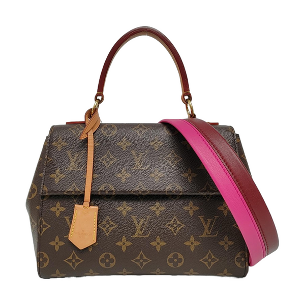 CLUNY PM Monogram Coated Canvas Brown