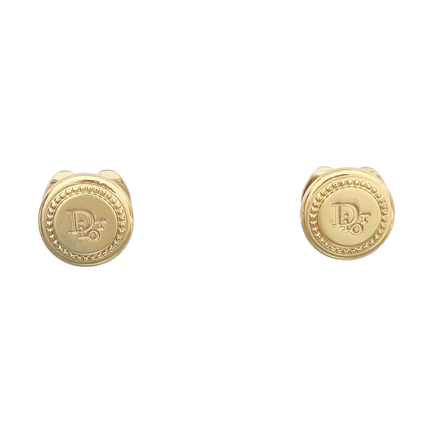 Dior Oblique Metal Gold Cufflink