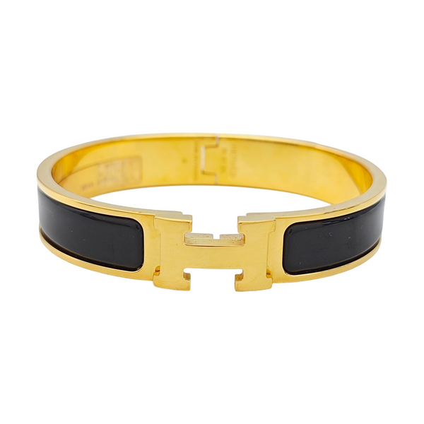 Clic H Metal Gold Bangle
