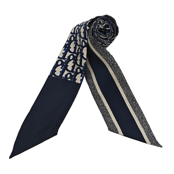 Mulberry Silk Silk Scarf Blue