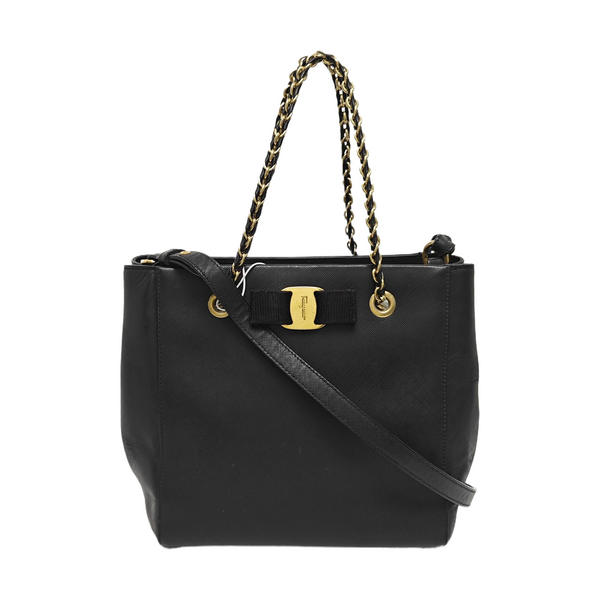 Calfskin Tote Bag Black
