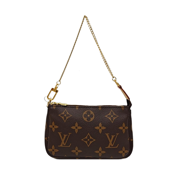 ACCESSOIRES Mini Monogram Coated Canvas Brown