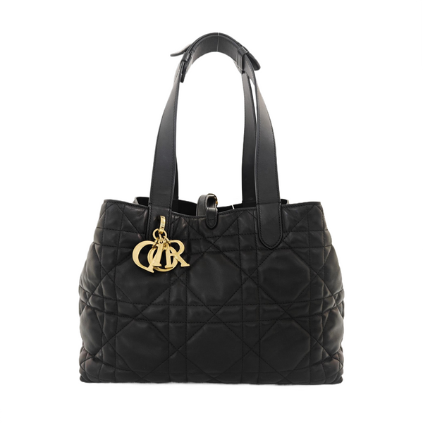 Toujours Medium Cannage Calfskin Black
