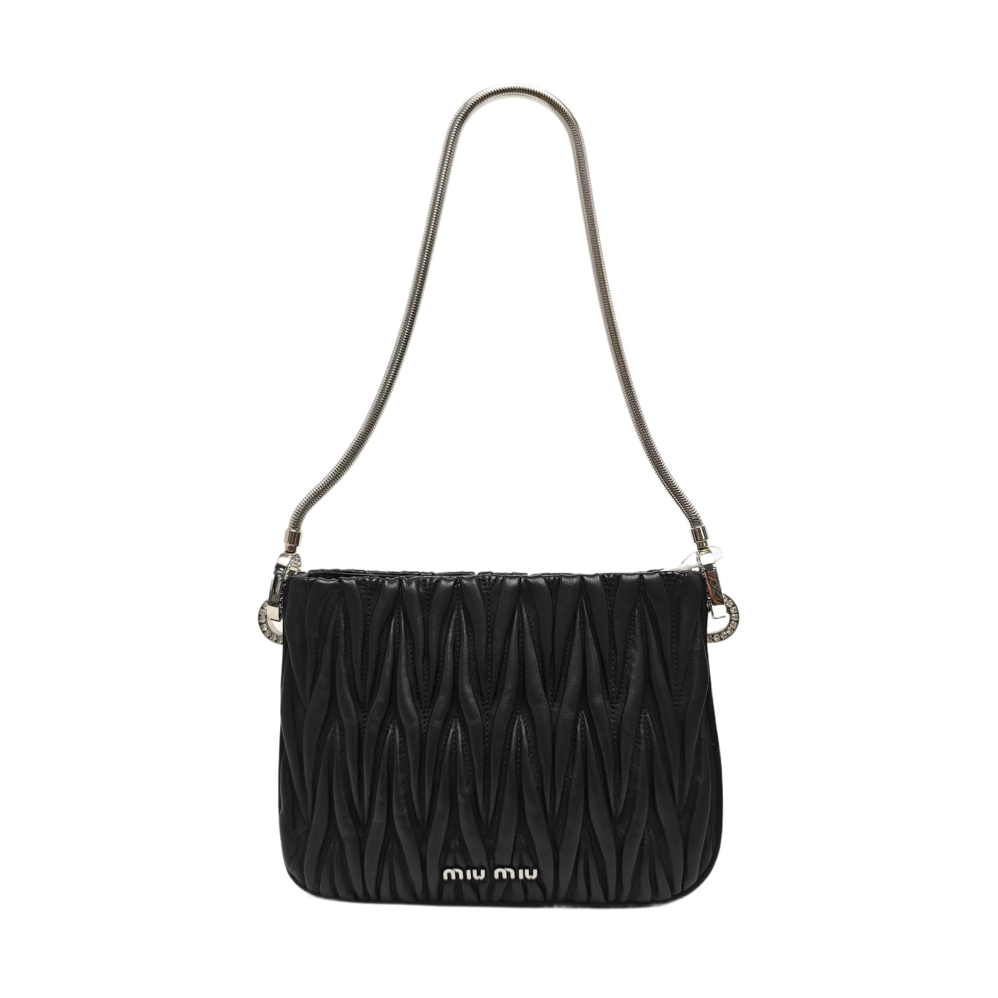 Matelassé Quilted Lambskin Black