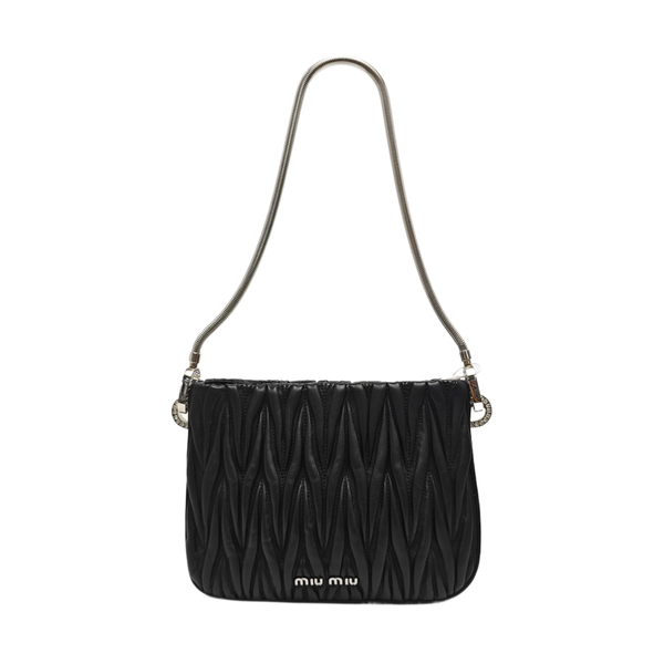 Matelassé Quilted Lambskin Black