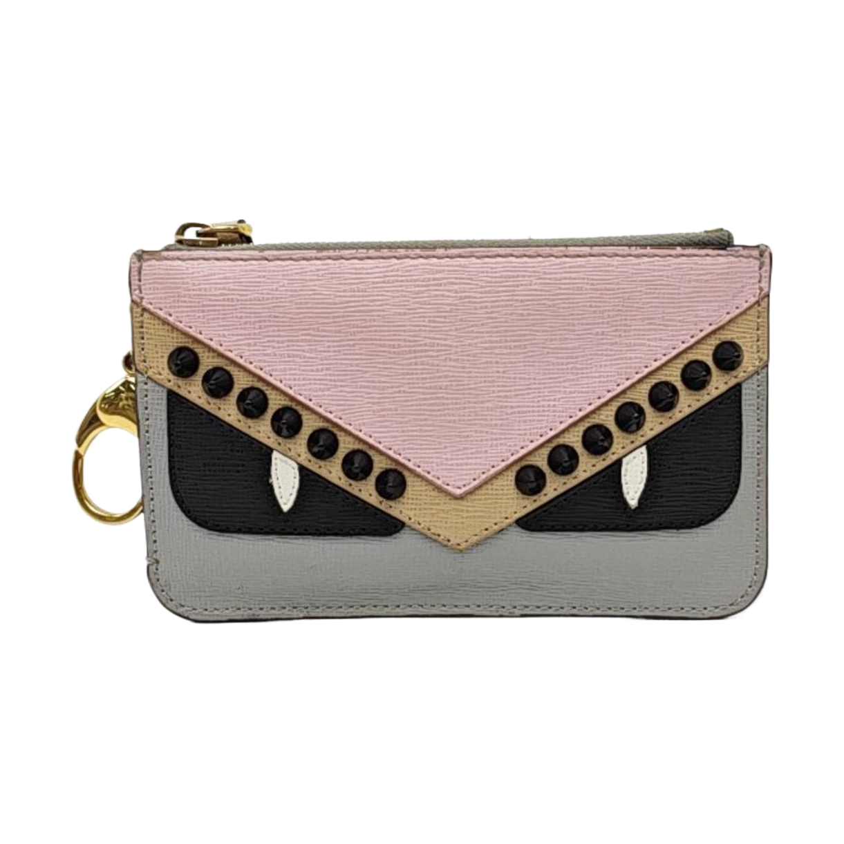 Monster Calfskin Pink Wallet