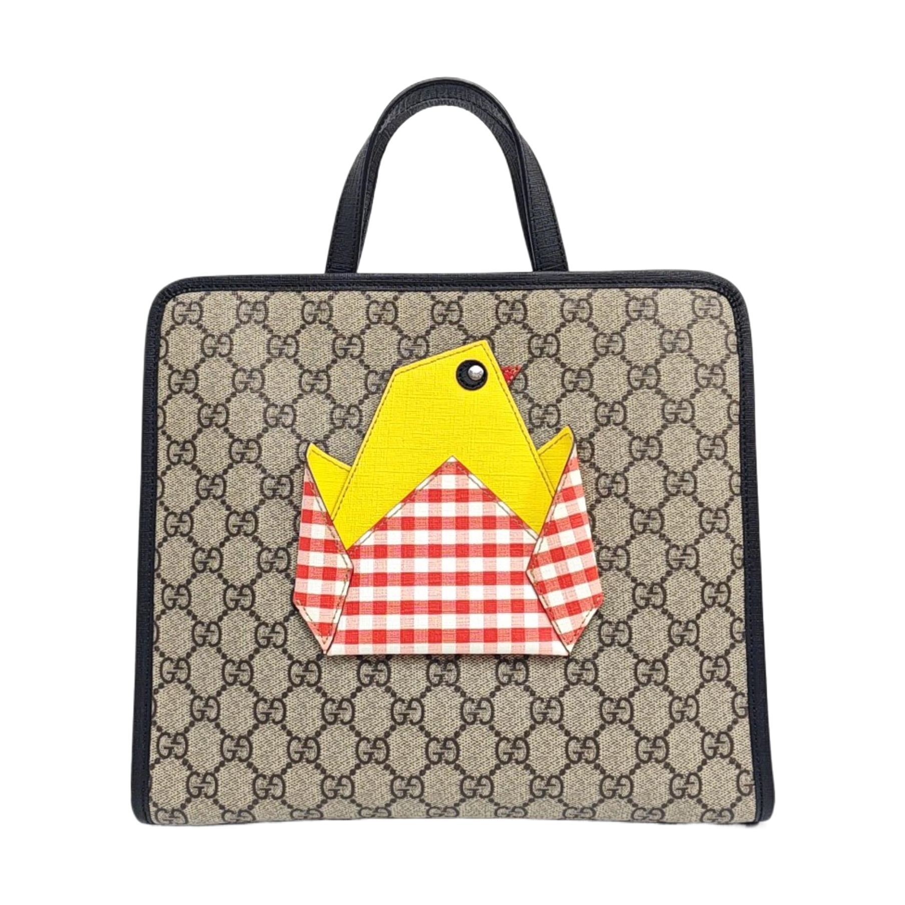 Children’s GG Bucket Monogram Coated Canvas Beige