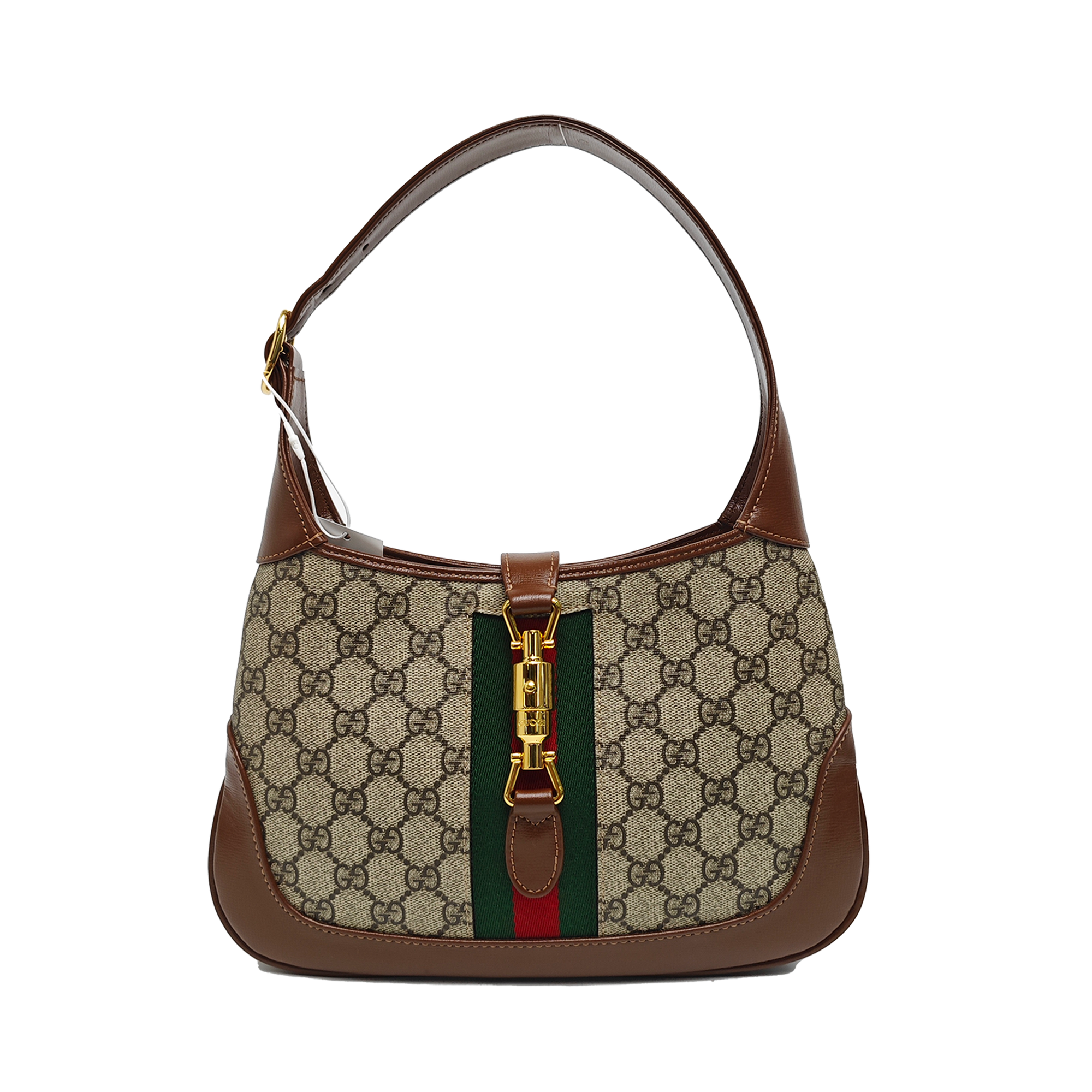Jackie 1961 Small Monogram Coated Canvas Beige