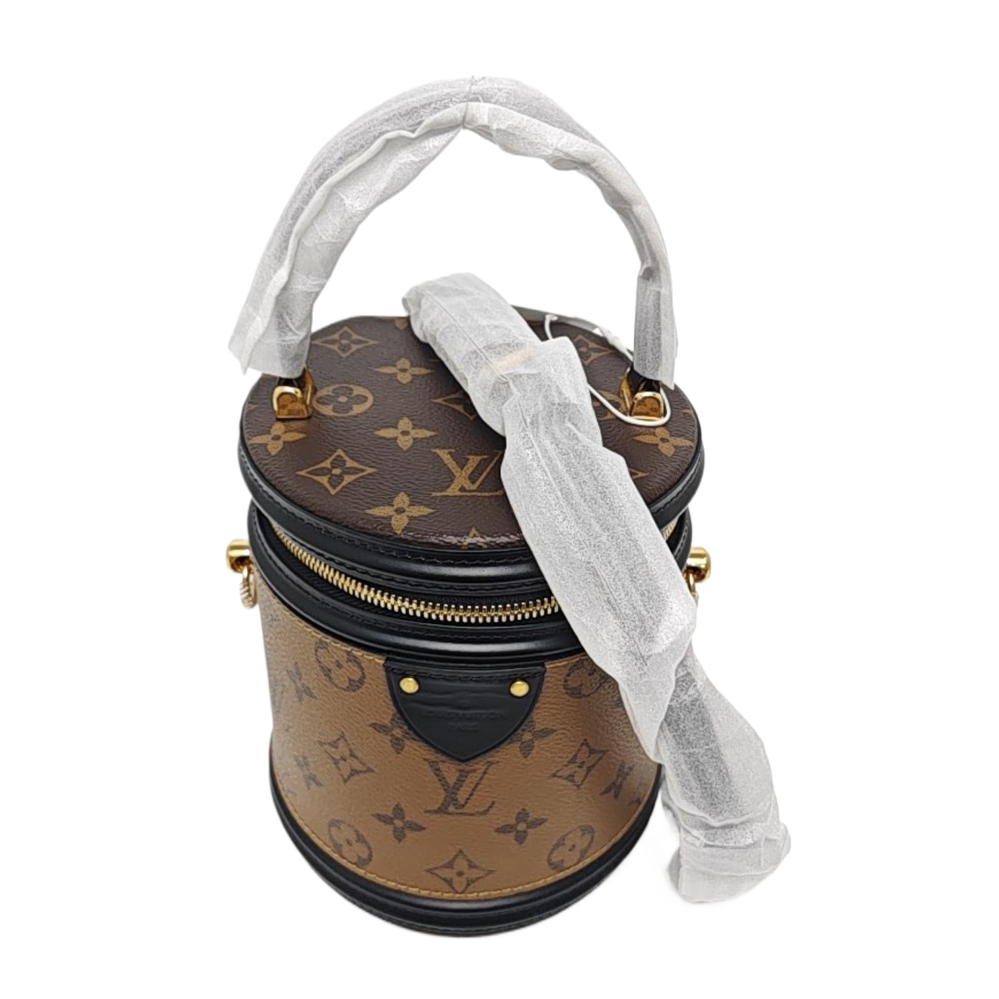 CANNES PM Monogram Coated Canvas Brown