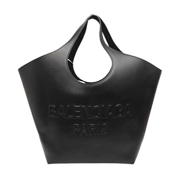 Calfskin Top Handle Bag Black