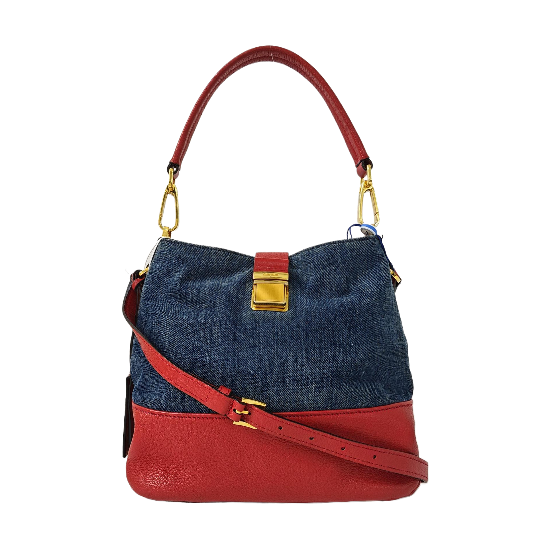 Denim Shoulder Bag Blue