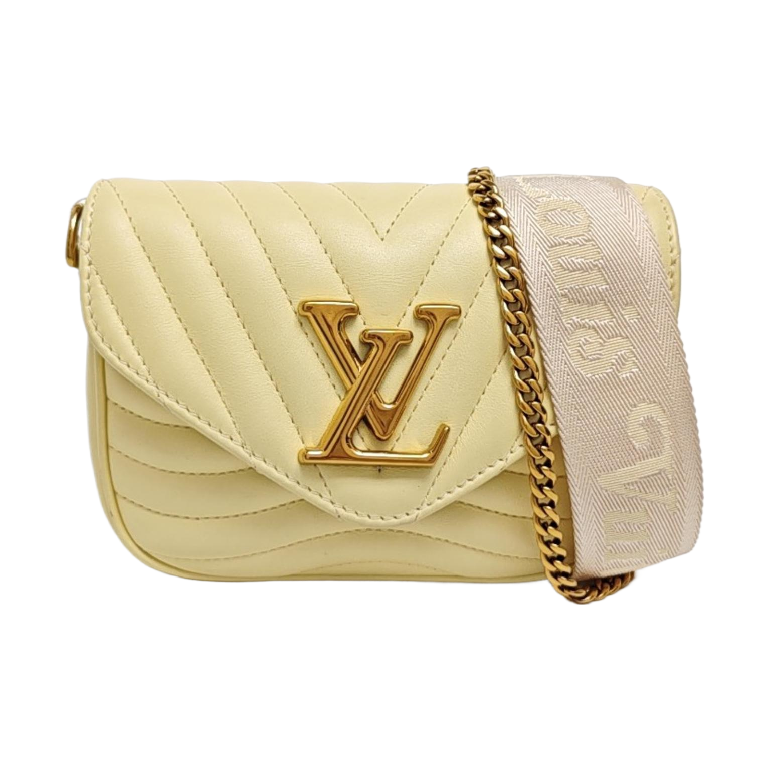 NEW WAVE Quilted Calfskin Yellow