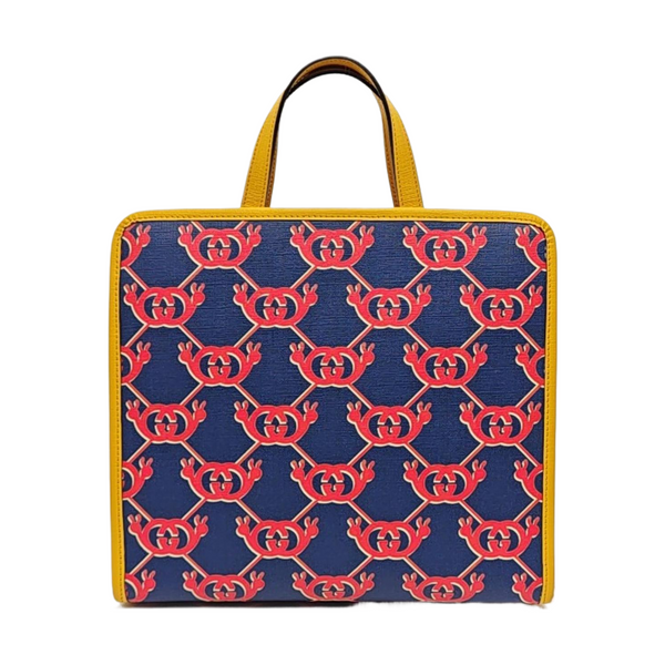 Monogram Coated Canvas Blue