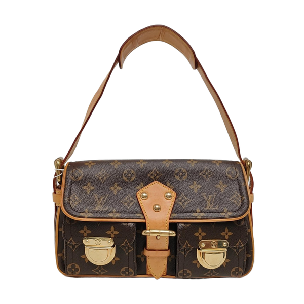 HUDSON PM Monogram Coated Canvas Brown