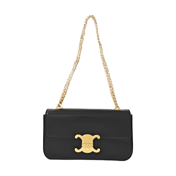 CLAUDE Calfskin Black