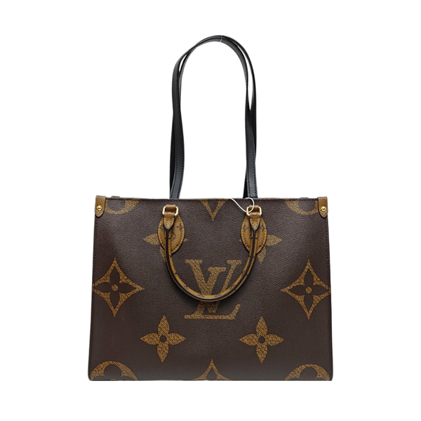 ONTHEGO MM Monogram Coated Canvas Brown