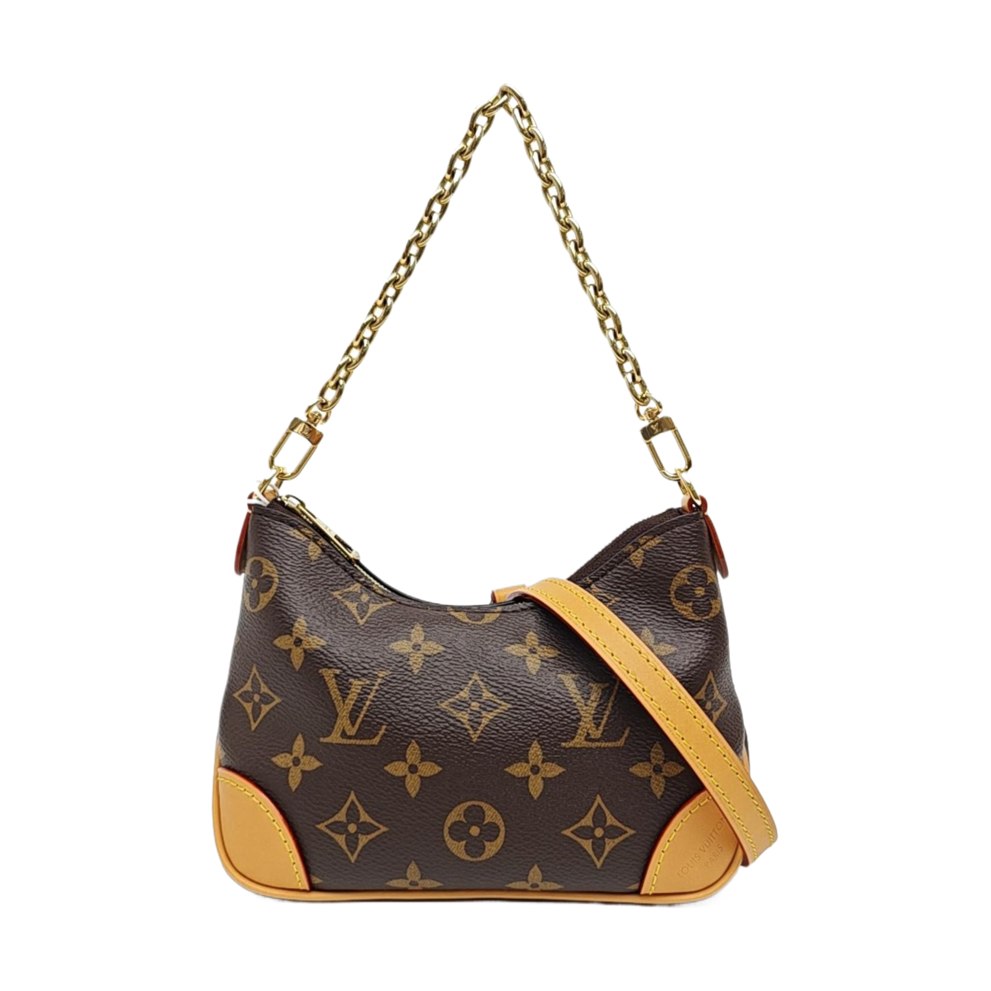 BOULOGNE Nano Monogram Coated Canvas Brown