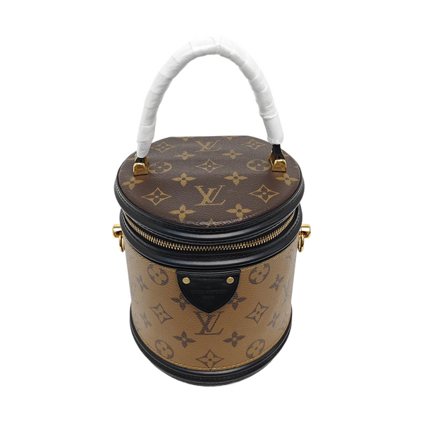 CANNES PM Monogram Coated Canvas Brown