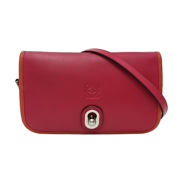 Calfskin Shoulder Bag Red