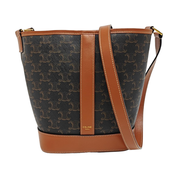 TRIOMPHE CANVAS Small Coated Canvas Brown