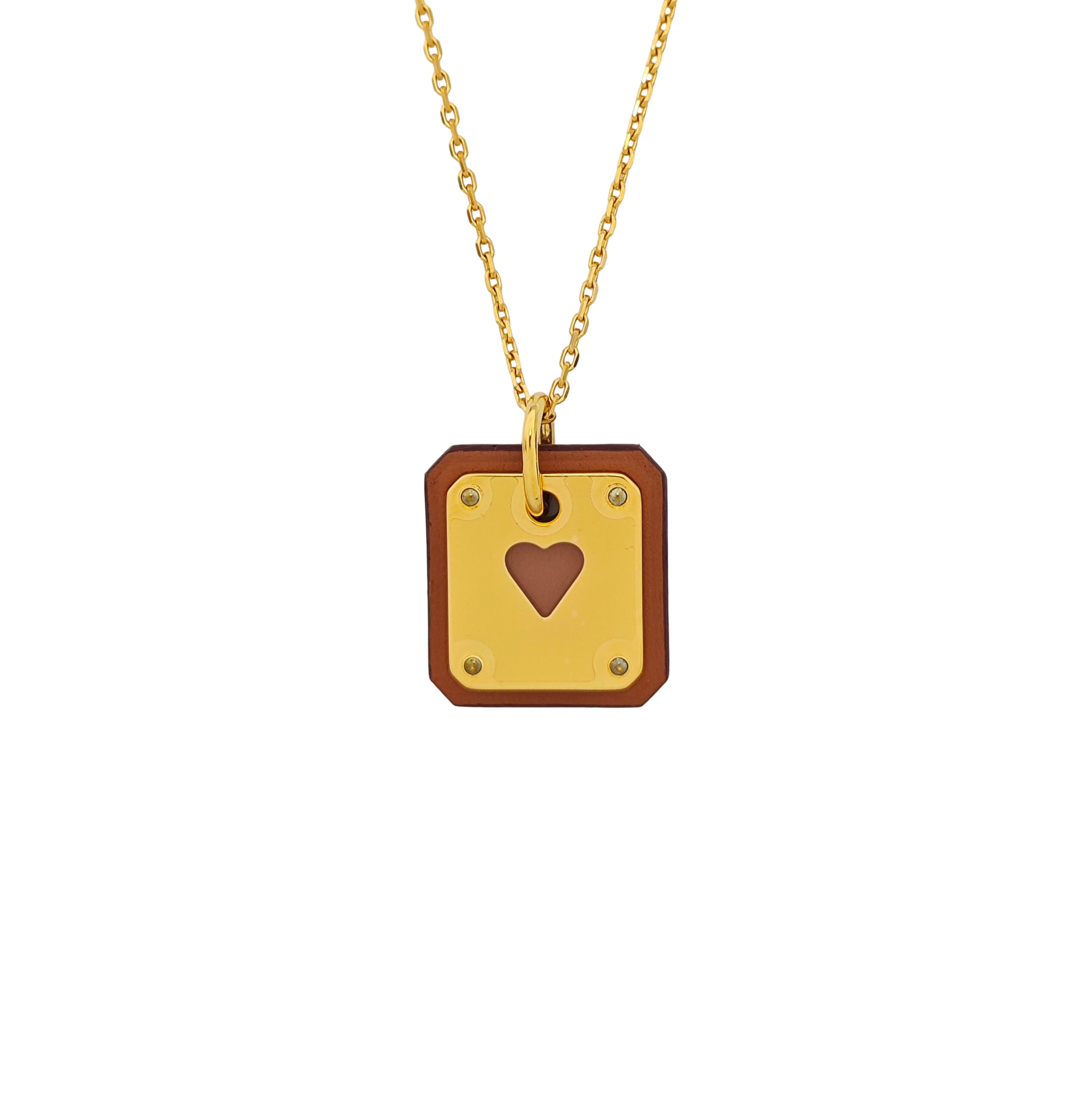 As De Coeur Metal Gold Necklace