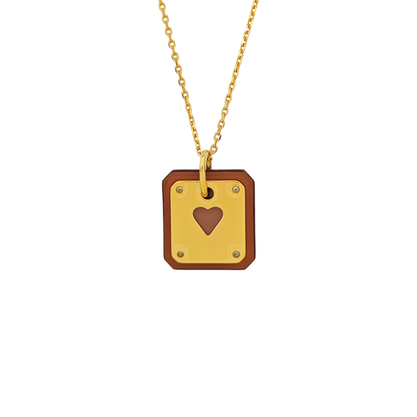 As De Coeur Metal Gold Necklace