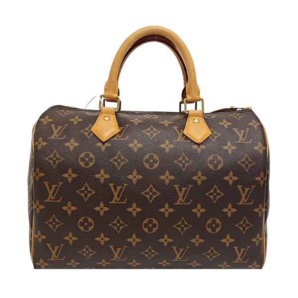 SPEEDY 30 Monogram Coated Canvas Brown
