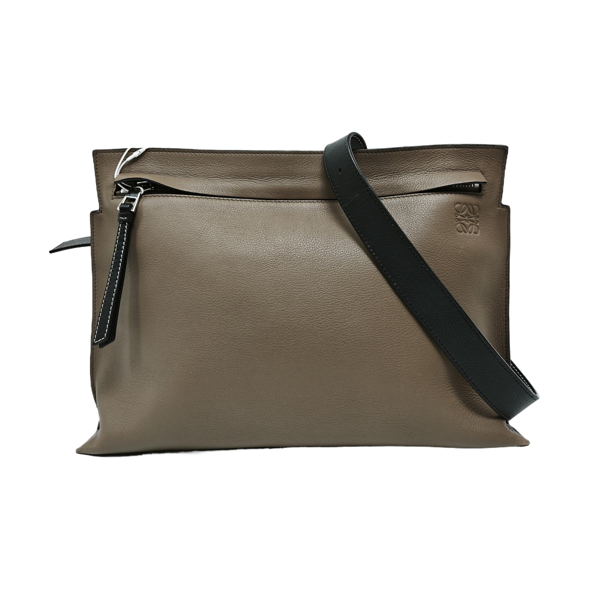 T Pouch Calfskin Brown