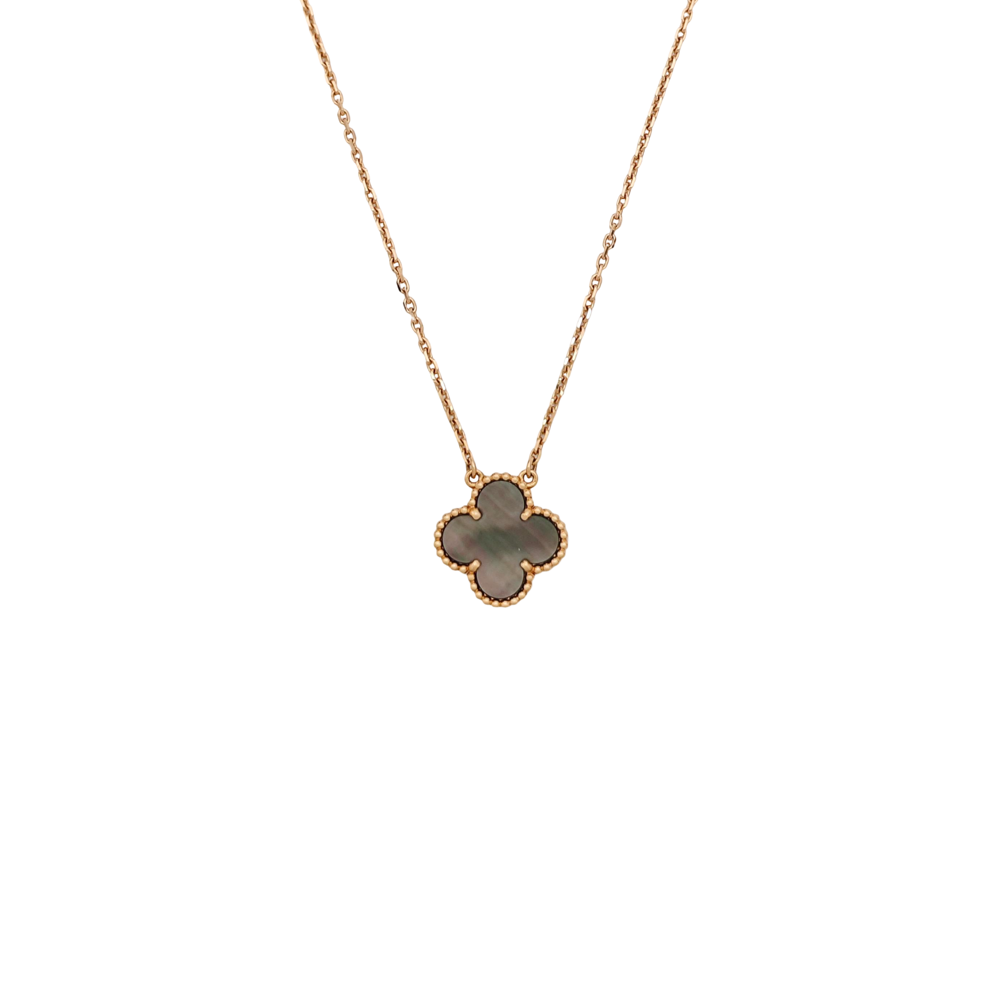 Vintage Alhambra 18k Rose Gold Necklace