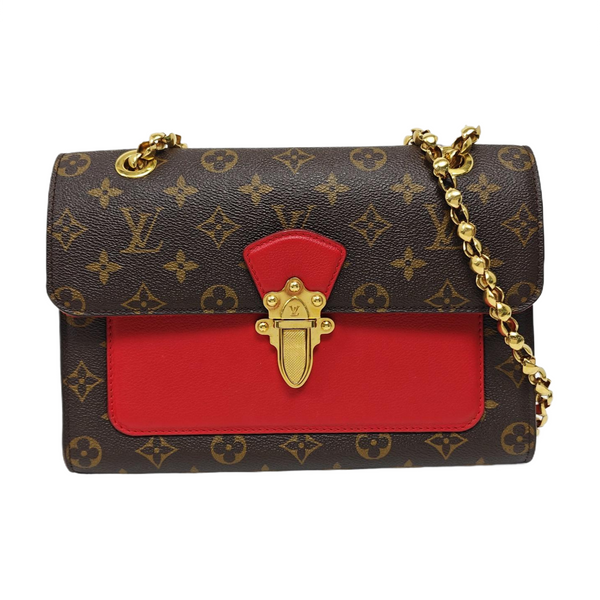 VICTOIRE Monogram Coated Canvas Brown