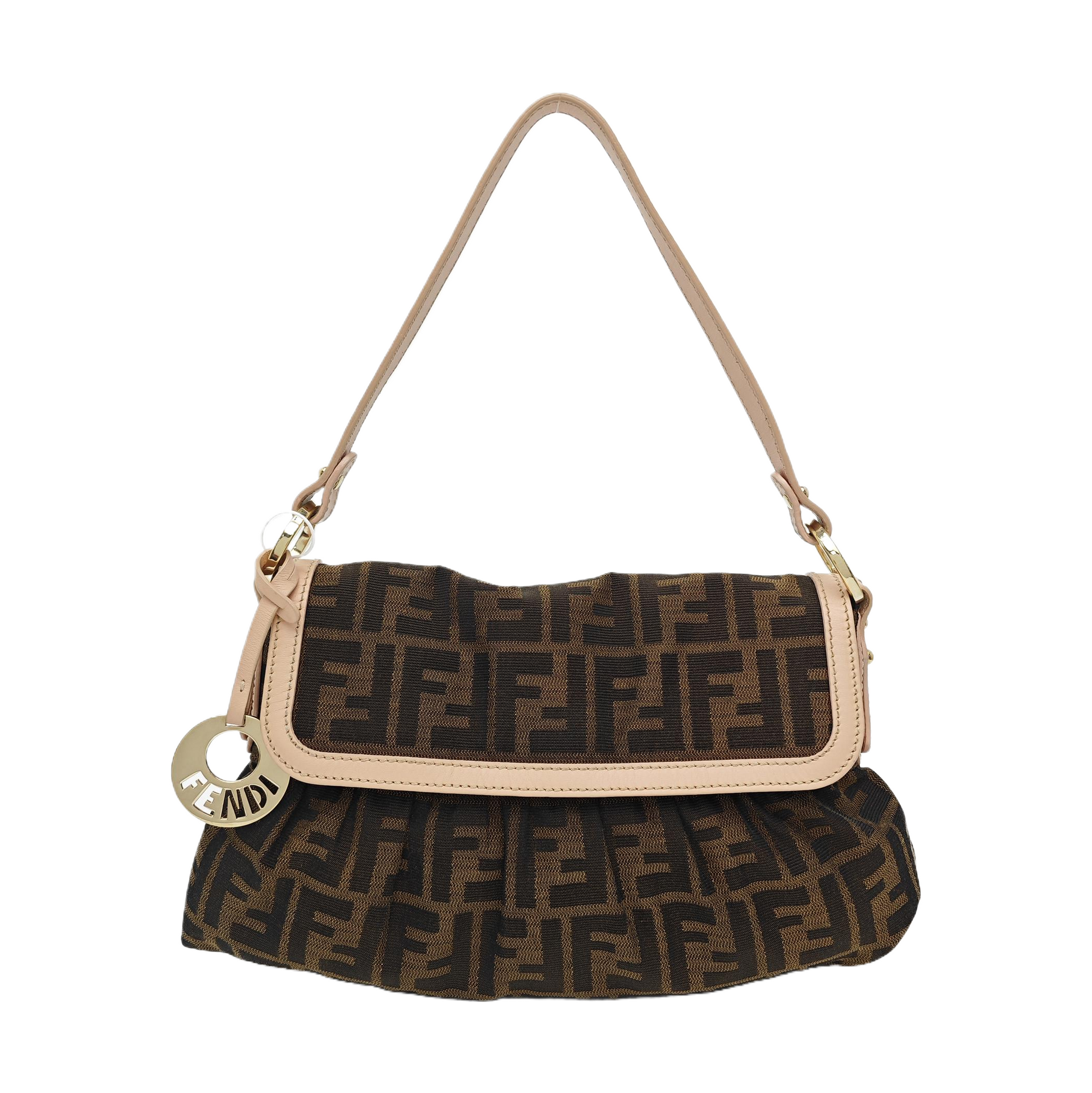 Canvas Top Handle Bag Brown