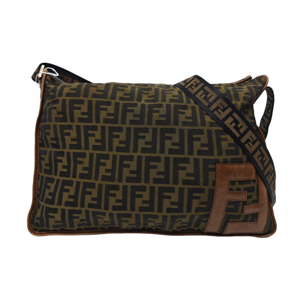 Canvas Shoulder Bag Brown