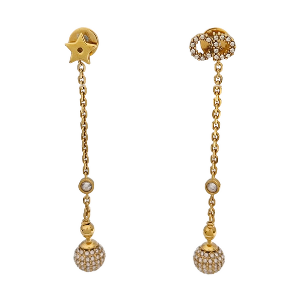 La Petite Tribale Metal Gold Earrings