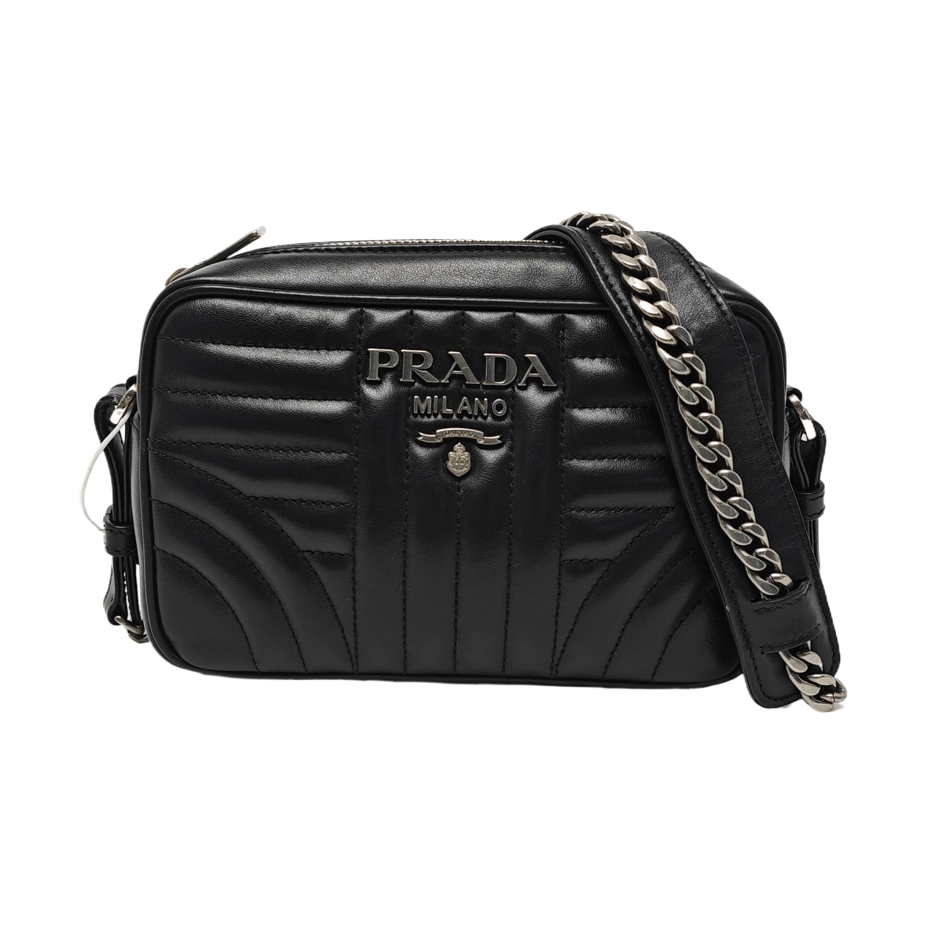 Diagramme Quilted Lambskin Black