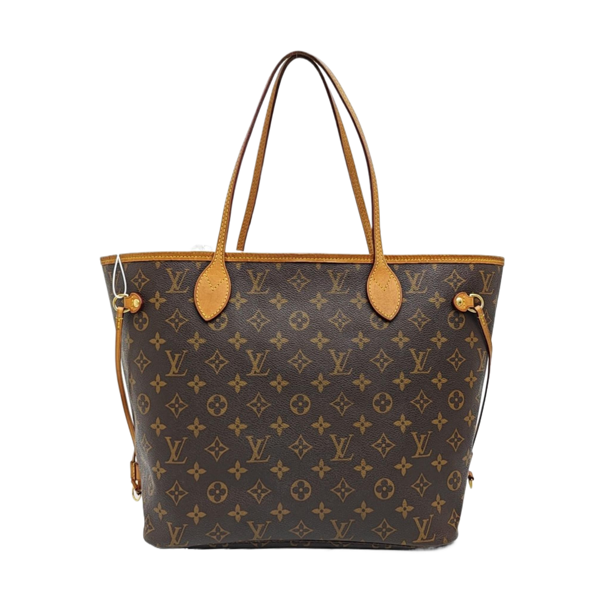 NEVERFULL MM Monogram Coated Canvas Brown